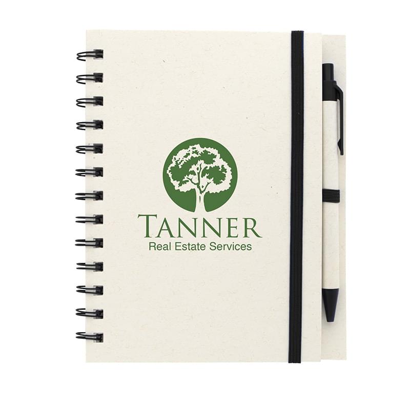 BoC Recycled Spiral Notebook with Pen