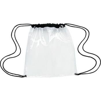 Clear Game Drawstring Backpack