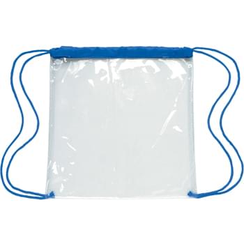 Clear Game Drawstring Backpack