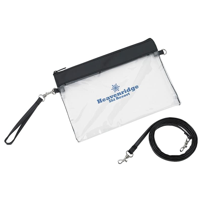 Clear Game 2-in-1 Wristlet