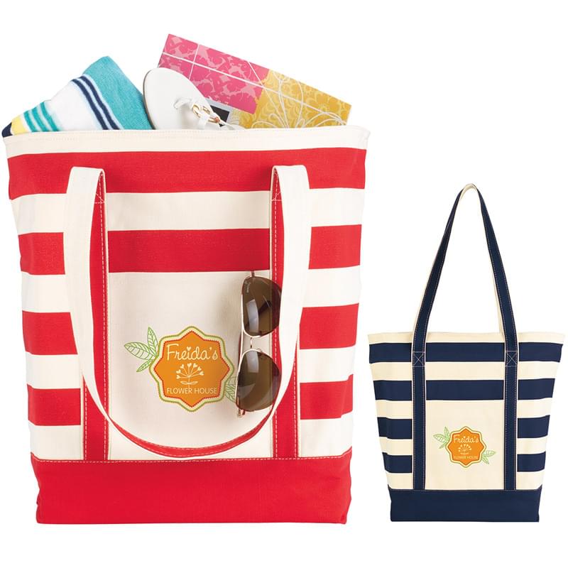 Striped Cotton Tote