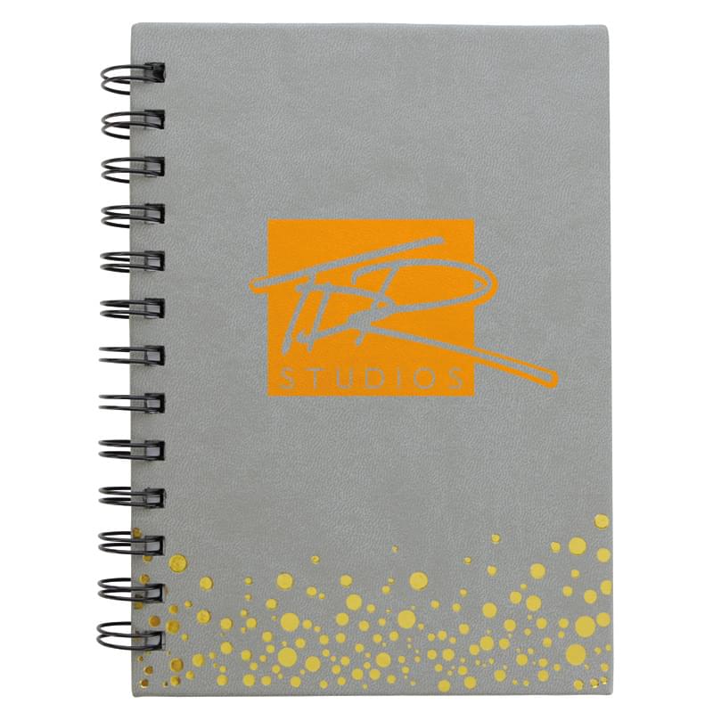 Metallic Dots Notebook
