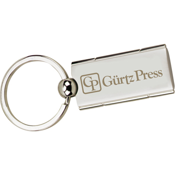 Satin Rectangle Swivel Keyholder