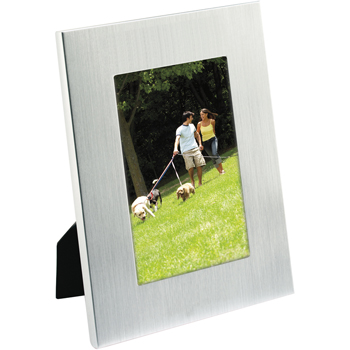 4" x 6" Basic Brushed Aluminum Frame