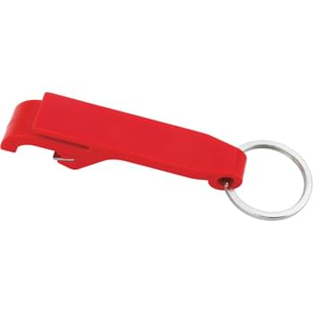 Plastic Bottle Opener Keychain