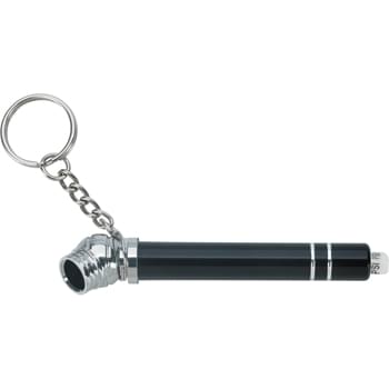 Mini Double Ring Tire Pressure Gauge