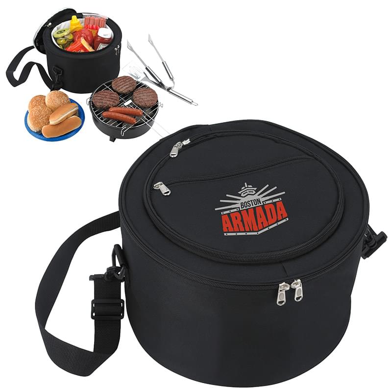Koozie&reg; Portable BBQ with Kooler Bag