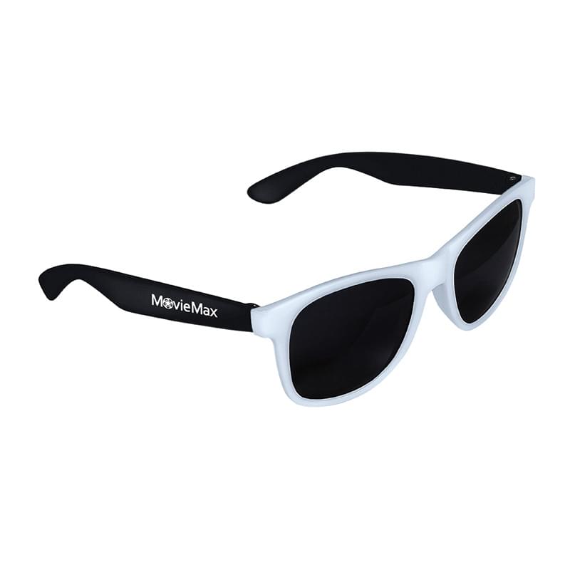 Two-Tone White Frame Sunglasses