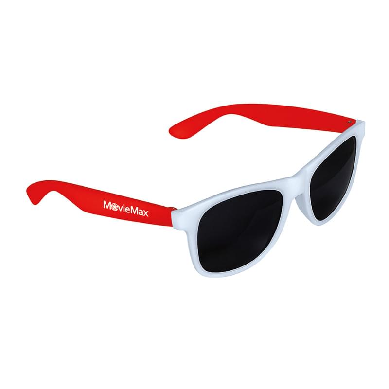 Two-tone White Frame Sunglasses
