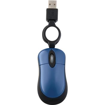 Mini Optical Mouse with Retractable Cord