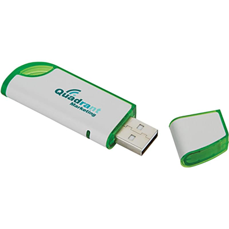 1 GB Slanted USB 2.0 Flash Drive