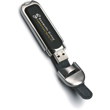 1 GB Leather Buckle USB 2.0 Flash Drive