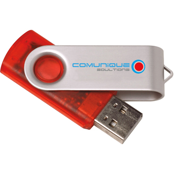 256 MB Translucent Folding USB 2.0 Flash Drive