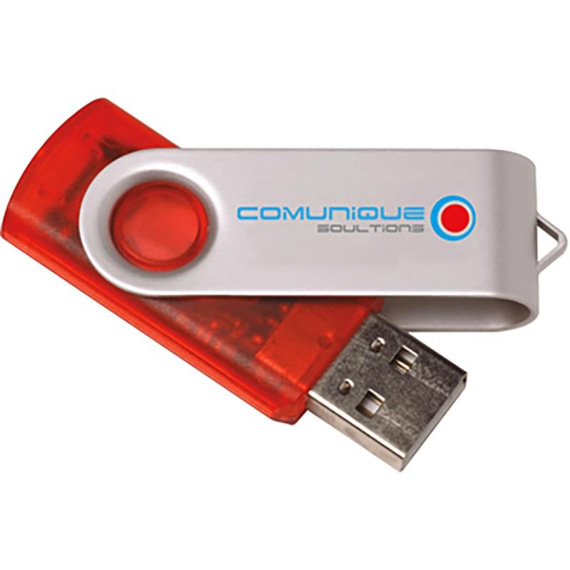 4 GB Translucent Folding USB 2.0 Flash Drive