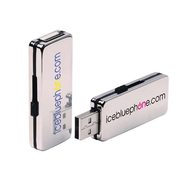 1 GB Stainless USB 2.0 Flash Drive