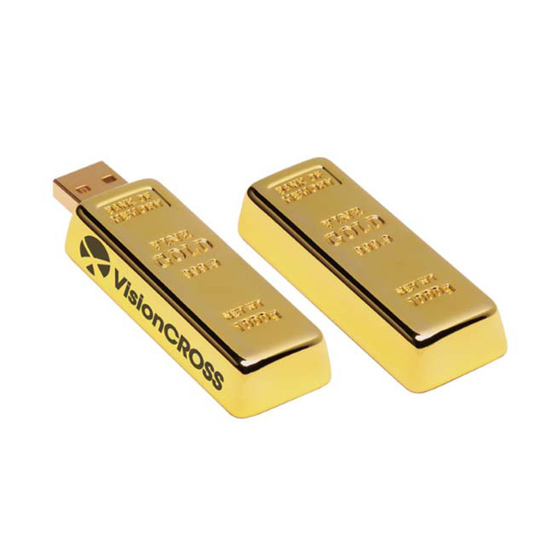 256 MB Golden Nugget USB 2.0 Flash Drive