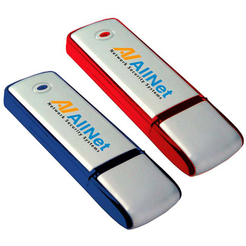 1 GB Square Two-Tone USB 2.0 Flash Drive