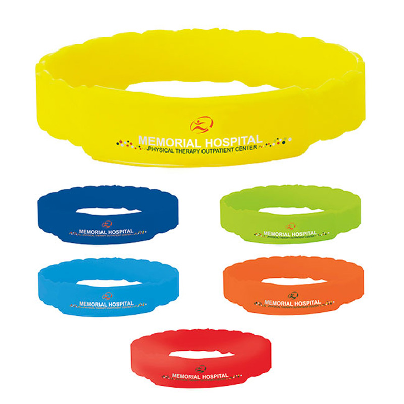 Twisted Silicone Awareness Bracelet