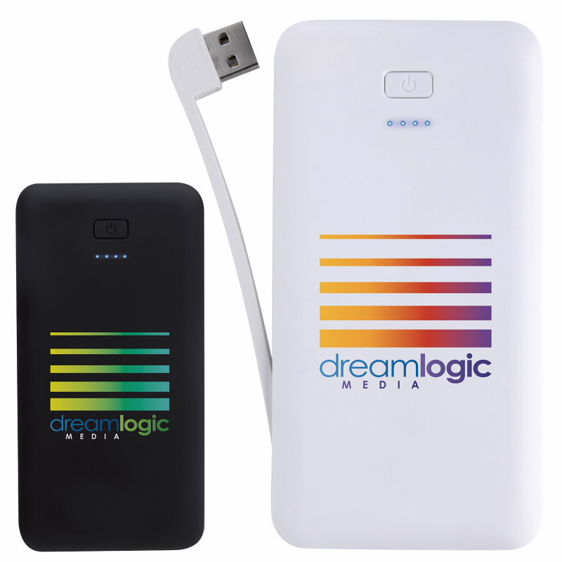 2-in-1 Wall Charger Power Bank 3000 mAh