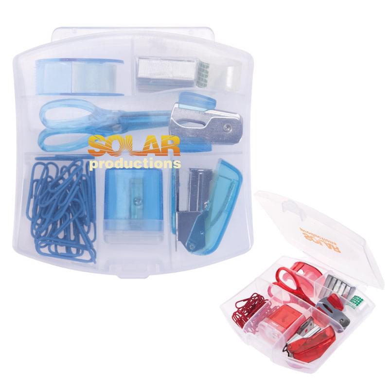 Clear Mini Office Supply Kit