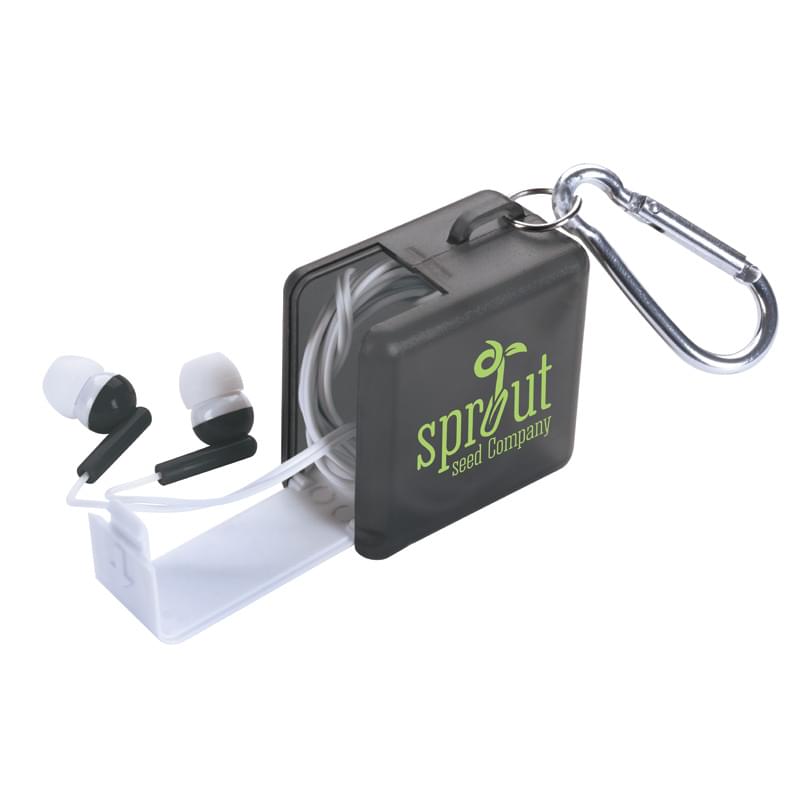 Budget Earbuds with Phone Stand and Carabiner