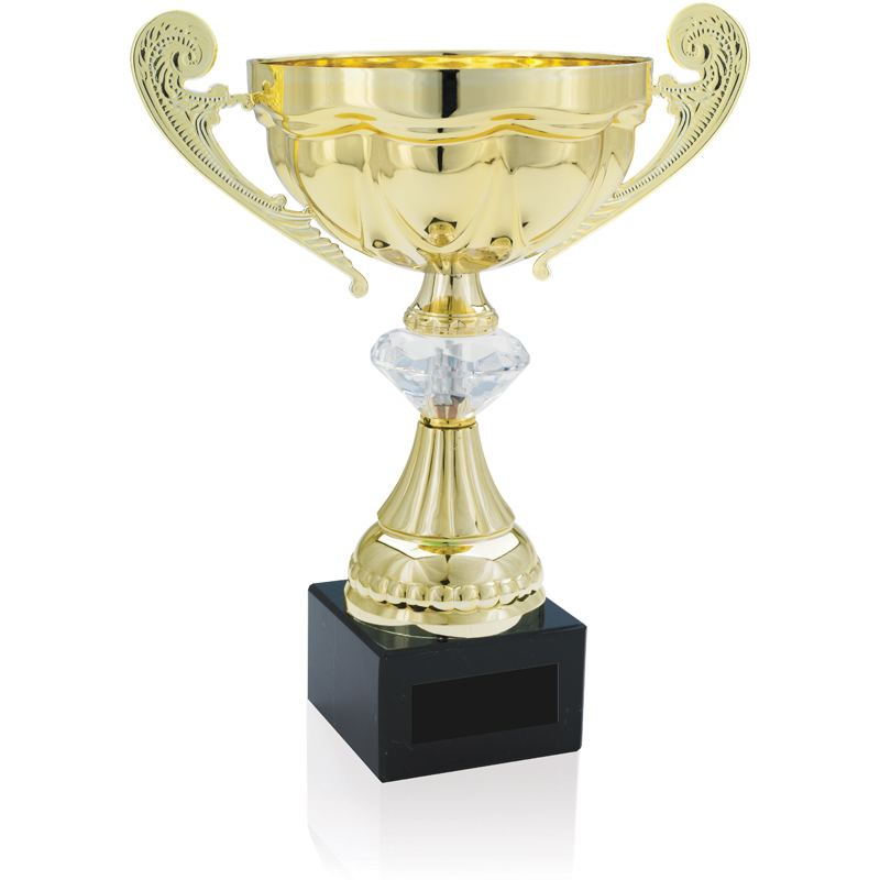 Embellished Scalloped Trophy - 8"