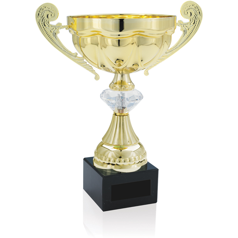 Embellished Scalloped Trophy - 10"