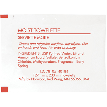 Moist Towelette Packet