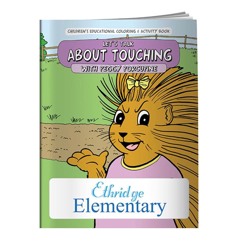 Coloring Book: Let's Talk About Touching