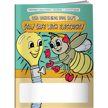 Coloring Book: Stay Safe with Electricity