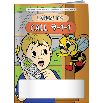 Coloring Book: When to Call 9-1-1