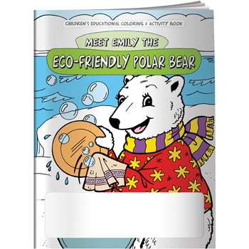 Coloring Book: Eco-Friendly Polar Bear
