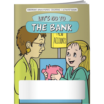 Coloring Book: Let's Go to the Bank