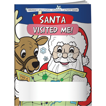 Coloring Book: Santa Visited Me!