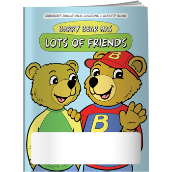 Coloring Book: Barry Bear Has Lots of Friends