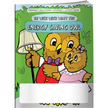 Coloring Book: Energy Saving Owl