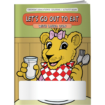 Coloring Book: Let's Go Out to Eat