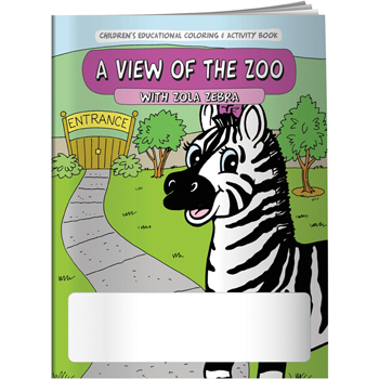 Coloring Book: A View of the Zoo