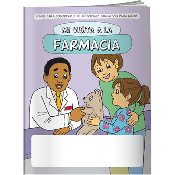 Coloring Book: My Visit to the Pharmacy (Spanish)