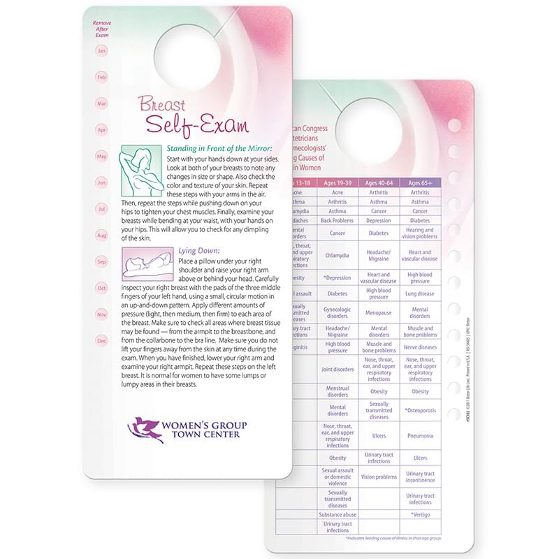 Breast Self-Exam & Health Chart