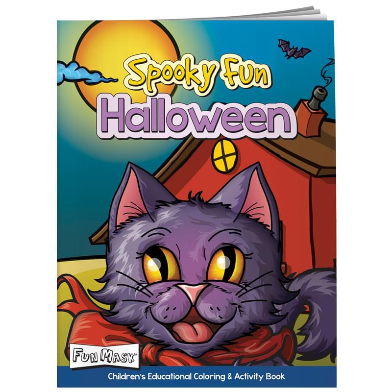 Coloring Book with Mask: Spooky Fun Halloween
