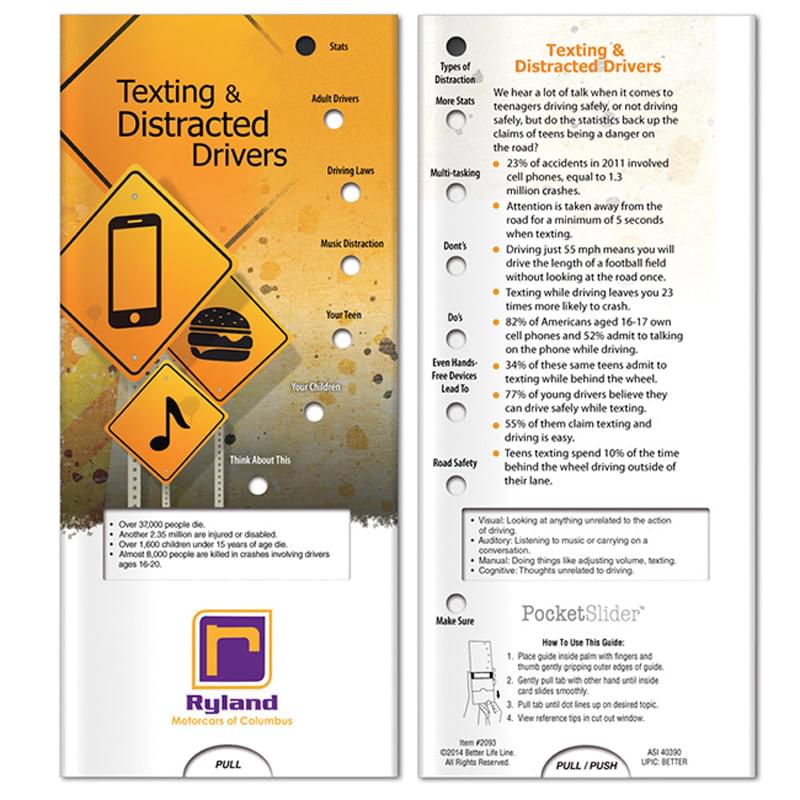 Pocket Slider: Texting & Distracted Drivers