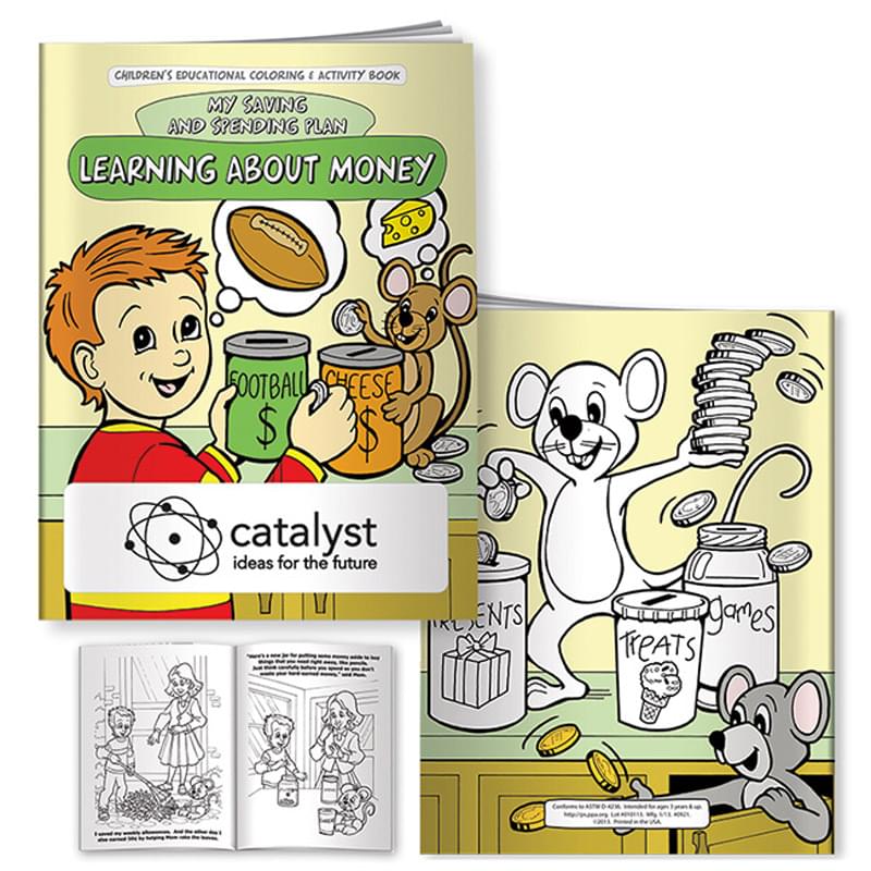 Coloring Book: Learning About Money