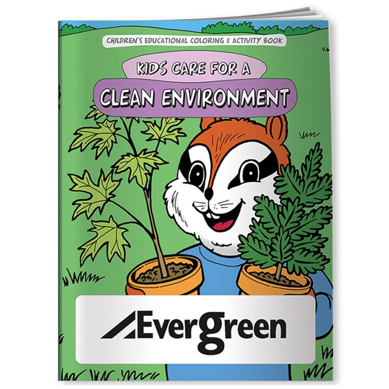 Coloring Book: Kids Care for a Clean Environment