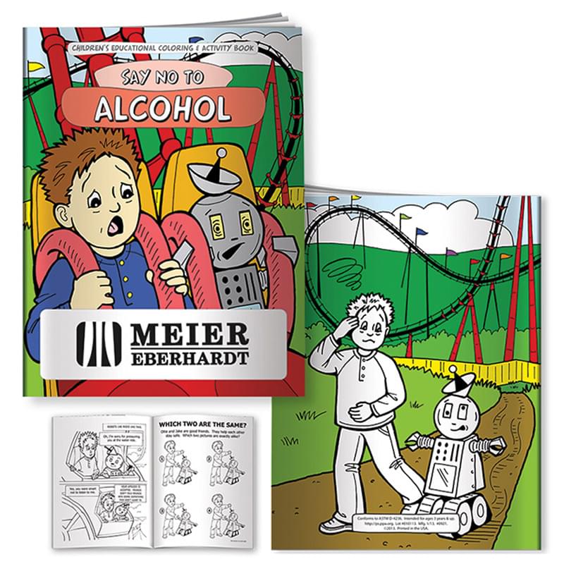 Coloring Book: Say No to Alcohol