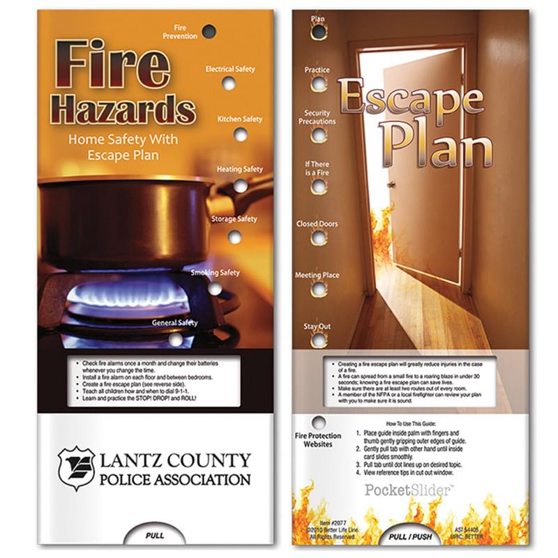 Pocket Slider: Fire Hazards - Home Safety