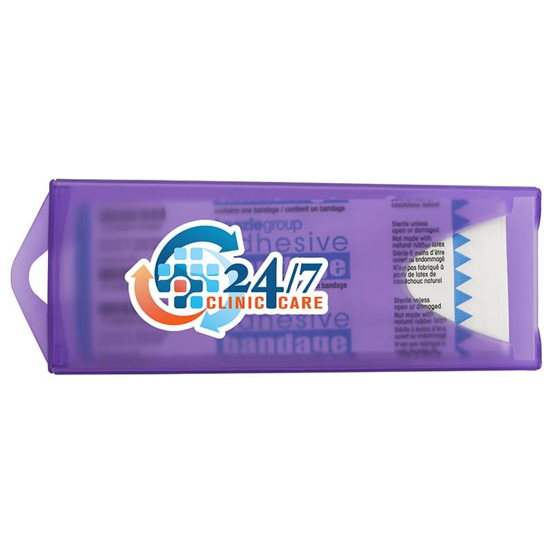 Original Colored Bandage Dispenser with Clear Bandages