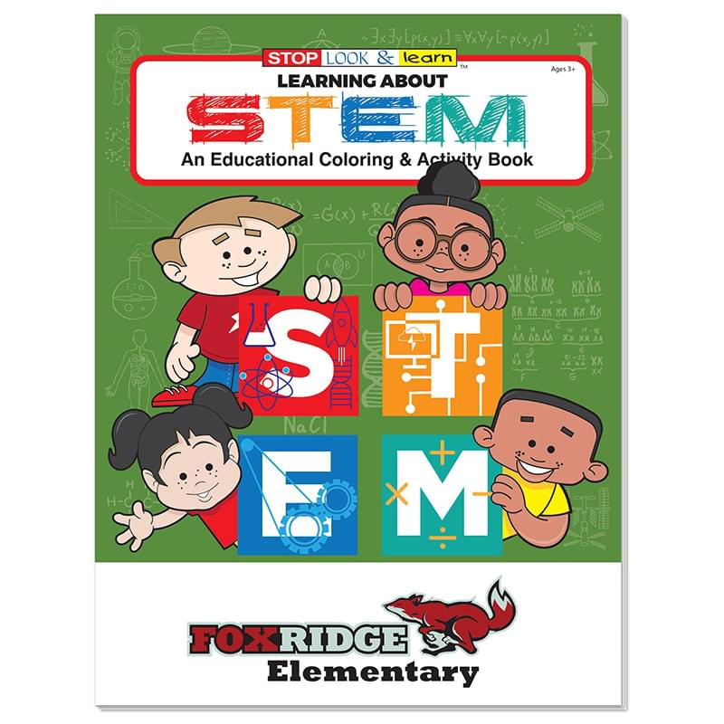 Coloring Book: Learning About STEM