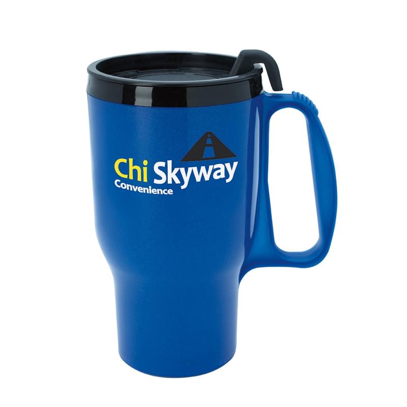 Budget Traveler Mug with Slider Lid - 16 oz.