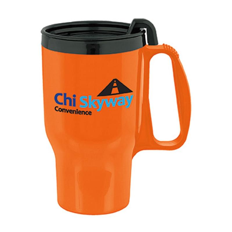 Budget Traveler Mug with Slider Lid - 16 oz.